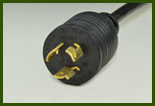 North America NEMA L6-15 Locking Power Cord